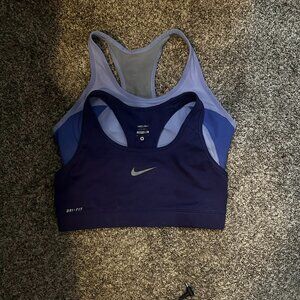 Nike Pro Dri-Fit Purple Sports Bra Racerback Athletic Women’s M